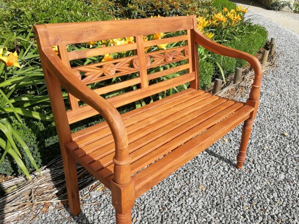 Ławka Lawenda 100 cm brązowa