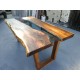 Meble ogrodowe teakowe - Stół Natural 180x95x78 cm drewno suar