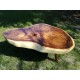 Meble ogrodowe teakowe - Stół z drewna suar kawowy na toczonych nogach