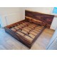 Łóżko Suar 160x200 cm drewno suar