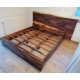 Łóżko Suar 160x200 cm drewno suar