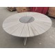 Stół okrągły Silver Sun 150 cm