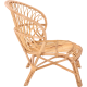 Fotel ANTIQUE rattan naturalny bielony