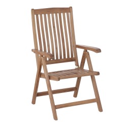 Meble ogrodowe teakowe - Krzesła z teku - Krzesło Borneo 5 pozycji