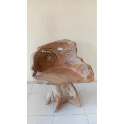 Meble ogrodowe teakowe - Krzesła z teku - Krzesło Root nr 2