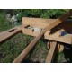 Meble ogrodowe teakowe - Leżak Atlanta