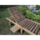 Meble ogrodowe teakowe - Leżak Atlanta