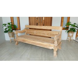 Meble ogrodowe teakowe - Główna z teku - Sofa Modular Deep seating 3 osobowa