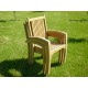 Meble ogrodowe teakowe - Krzesło Premium