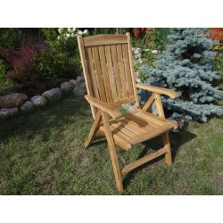 Meble ogrodowe teakowe - Krzesła z teku - Krzesło New Devon
