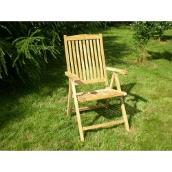 Meble ogrodowe teakowe - Krzesła z teku - Krzesło Borneo 5 pozycji