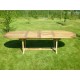 Meble ogrodowe teakowe - Stół Elite 180 - 250 X 120 cm