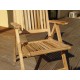 Meble ogrodowe teakowe - Krzesło Bonty B 5 pozycyjne